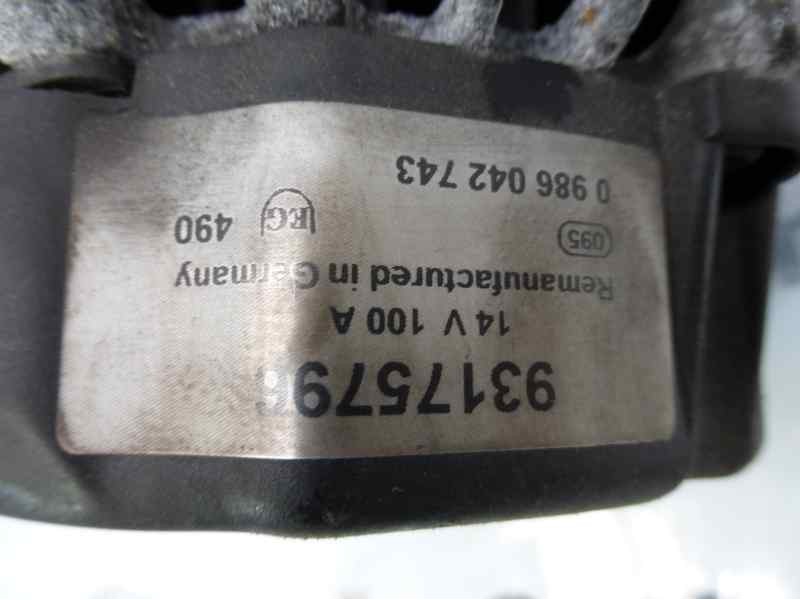 Recambio de alternador para opel astra g berlina comfort referencia OEM IAM 93175796 0986042743 
