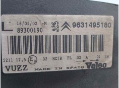 Recambio de faro izquierdo para citroën xsara picasso 1.6 16v exclusive referencia OEM IAM 9631495180 89300190  2