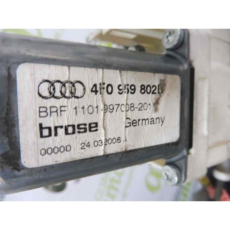 Recambio de elevalunas delantero derecho para audi a6 berlina (4f2) 3.0 tdi quattro (165kw) referencia OEM IAM 4F0837462C 4F0959