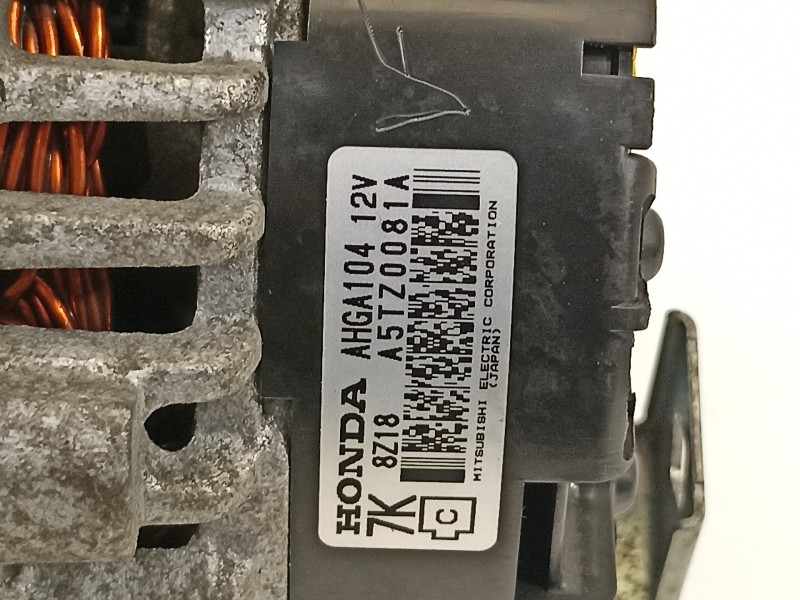 Recambio de alternador para honda hr-v (..) comfort referencia OEM IAM AHGA104 A5TZ0081A 