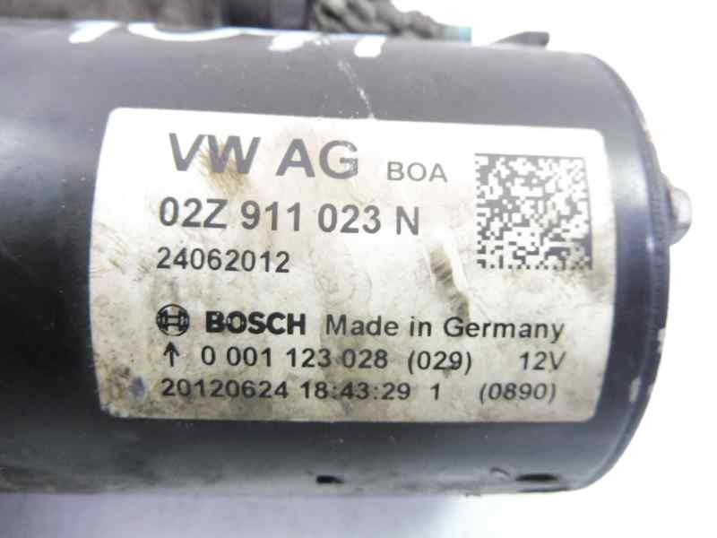Recambio de motor arranque para seat leon (1p1) reference copa referencia OEM IAM 02Z911023N 0001123028 