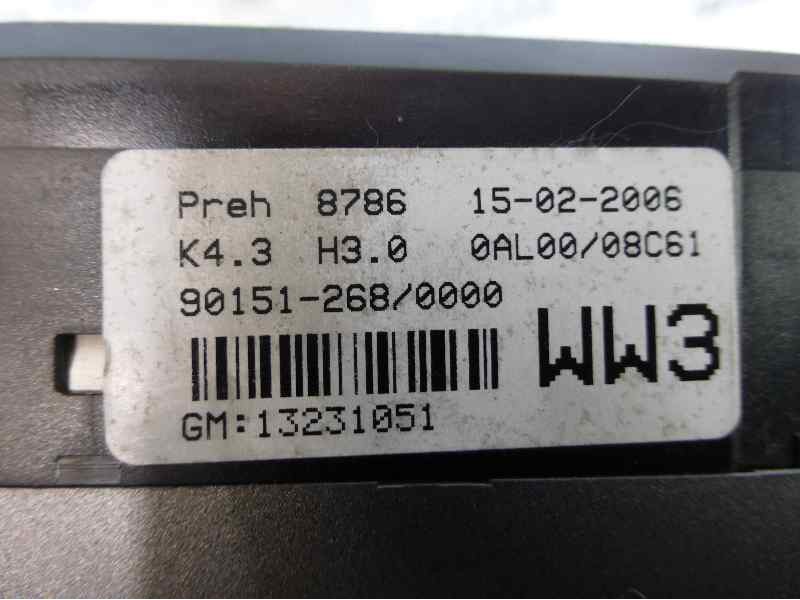 Recambio de mando climatizador para opel astra h caravan enjoy referencia OEM IAM 13231051  