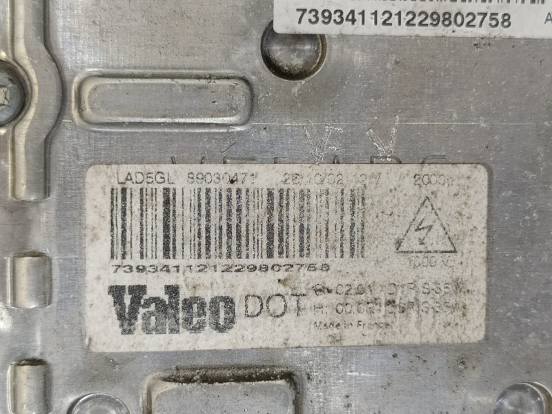 Recambio de faro izquierdo para renault laguna ii (bg0) authentique referencia OEM IAM 8200163323 89006908 89030471