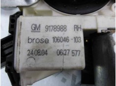 Recambio de elevalunas delantero derecho para opel vectra c berlina comfort referencia OEM IAM 91789888   2