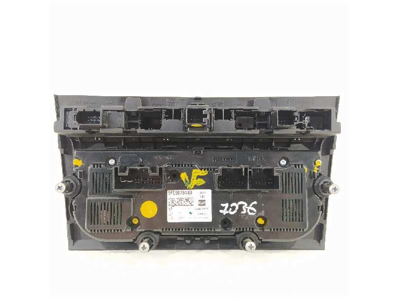 Recambio de mando climatizador para seat leon (5f1) style referencia OEM IAM 5F0907044D  