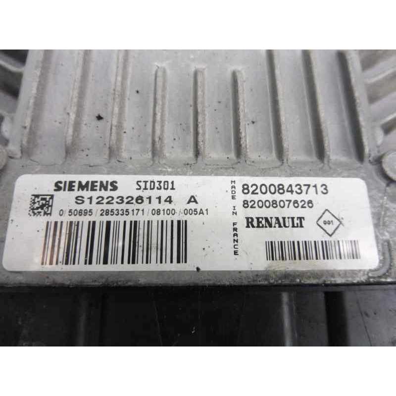 Recambio de centralita motor uce para renault megane ii berlina 5p confort dynamique referencia OEM IAM 8200843713 8200807626 S1