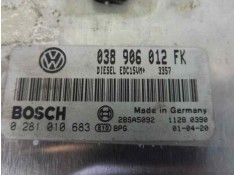 Recambio de centralita motor uce para seat toledo (1m2) signo referencia OEM IAM 038906012FK 0281010683 28SA5092 1128 0390 2
