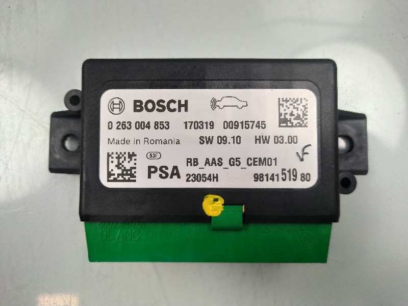 Recambio de modulo electronico para peugeot 2008 (--.2013) style referencia OEM IAM 9814151980 0263004853 