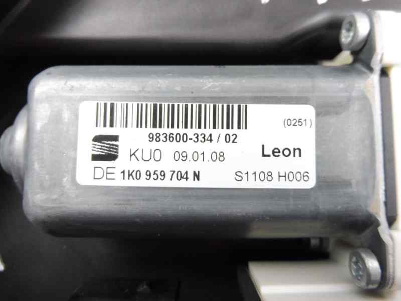 Recambio de elevalunas trasero derecho para seat leon (1p1) fr 1 referencia OEM IAM 1P0839402B 1K0959704N 