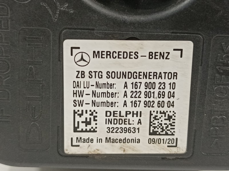 Recambio de no identificado para mercedes-benz clase gle (bm 167)(09.2018) gle 350 de 4matic (167.117) referencia OEM IAM A16790