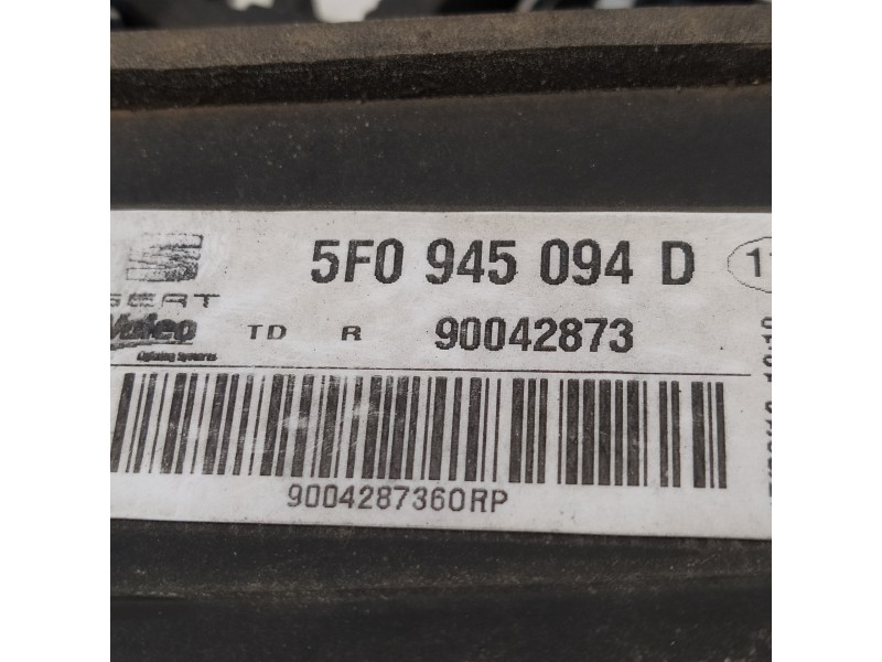 Recambio de piloto trasero derecho para seat leon (5f1) style referencia OEM IAM 5F0945094D  