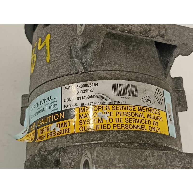 Recambio de compresor aire acondicionado para renault megane ii berlina 5p confort dynamique referencia OEM IAM 8200053264  