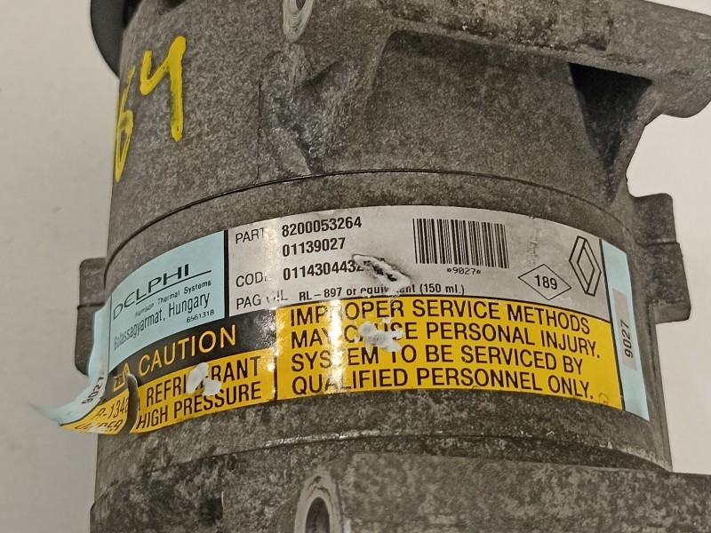 Recambio de compresor aire acondicionado para renault megane ii berlina 5p confort dynamique referencia OEM IAM 8200053264  