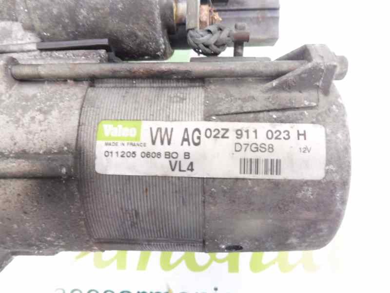 Recambio de motor arranque para seat leon (1p1) reference referencia OEM IAM 02Z911023H  