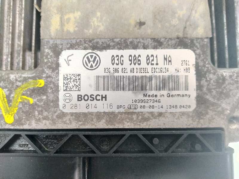 Recambio de centralita motor uce para volkswagen jetta (1k2) highline referencia OEM IAM 03G906021NA 0281014116 