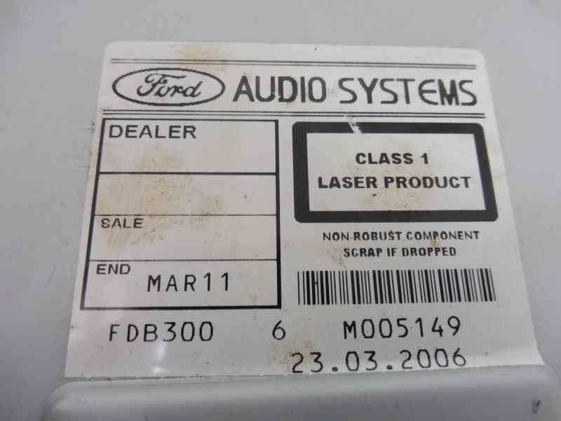 Recambio de sistema audio / radio cd para ford fiesta (cbk) st referencia OEM IAM 6S6118C815BF 6CD-KW2000 