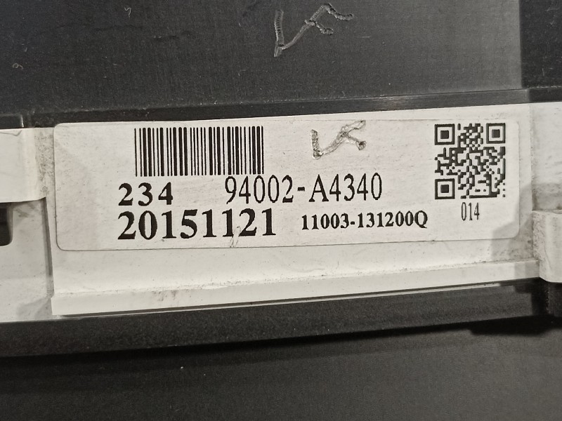 Recambio de cuadro instrumentos para kia carens ( ) basic referencia OEM IAM 94002A4340  