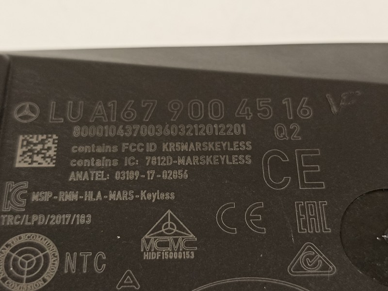 Recambio de modulo electronico para mercedes-benz clase gle (bm 167)(09.2018) gle 350 de 4matic (167.117) referencia OEM IAM A16