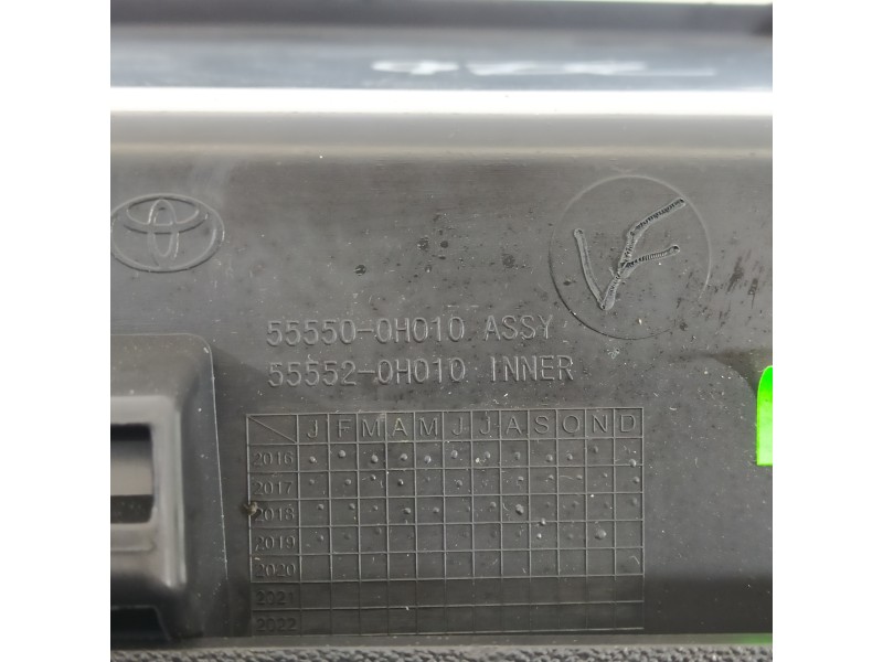 Recambio de guantera para toyota aygo x-cite referencia OEM IAM 555500H010  