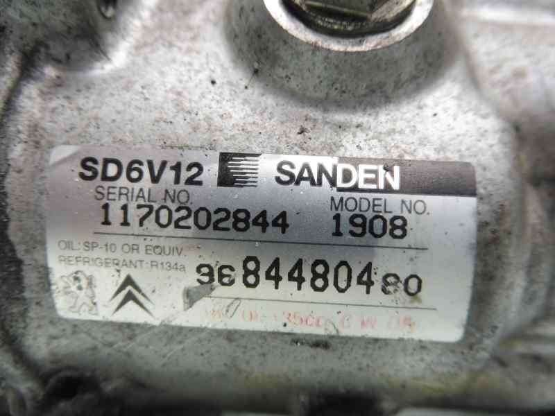 Recambio de compresor aire acondicionado para citroën c2 furio referencia OEM IAM 9684480480  