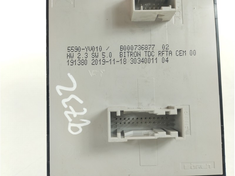 Recambio de mando climatizador para toyota aygo x-cite referencia OEM IAM 5590YV010 B000736877 30340011