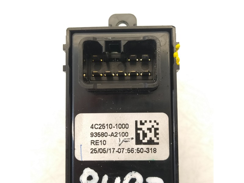 Recambio de mando elevalunas trasero derecho para kia cee´d concept referencia OEM IAM 93580A2100 4C25101000 