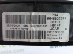 Recambio de mando climatizador para peugeot 307 break/sw (s2) x-line referencia OEM IAM 9646627977   2