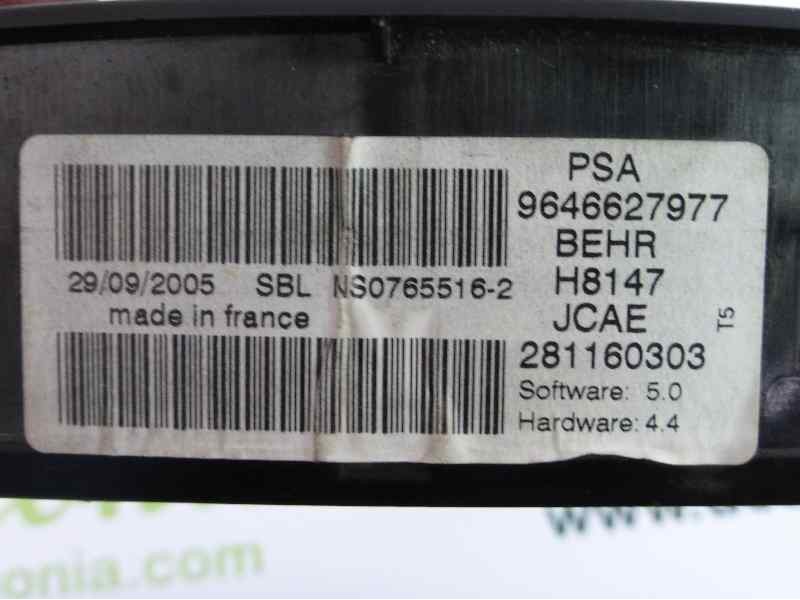 Recambio de mando climatizador para peugeot 307 break/sw (s2) x-line referencia OEM IAM 9646627977  