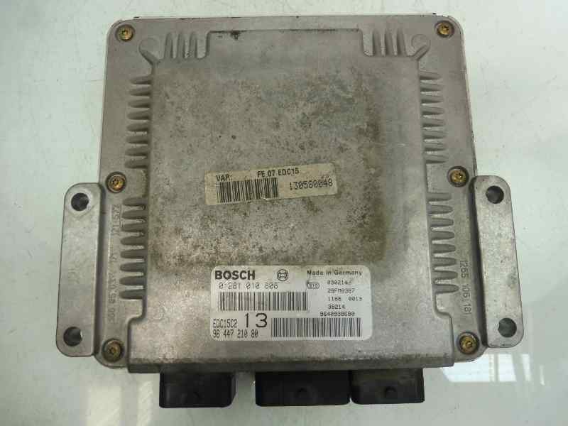 Recambio de centralita motor uce para citroën c5 berlina 2.0 hdi x referencia OEM IAM 9644721080 0281010808 
