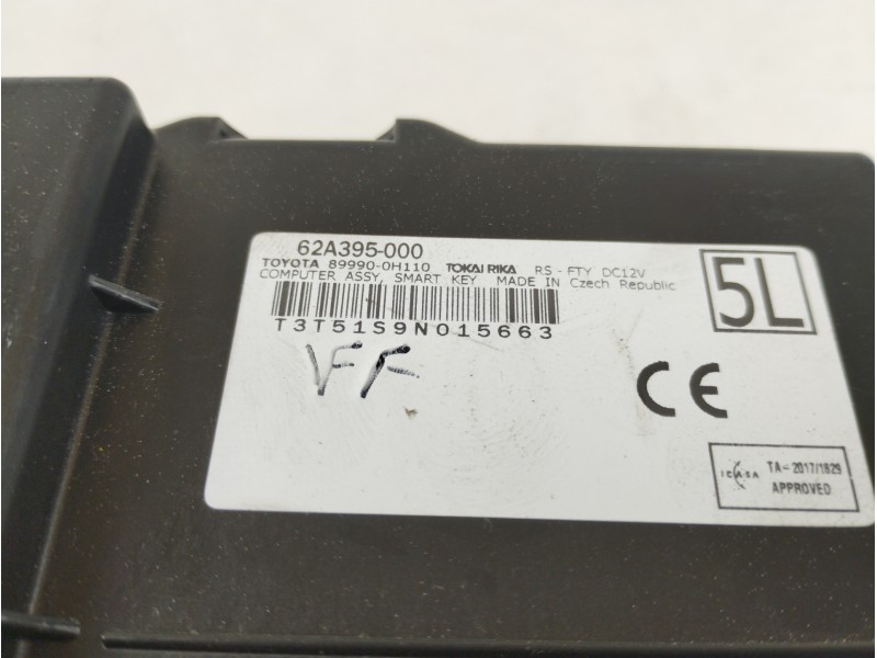 Recambio de modulo electronico para toyota aygo x-cite referencia OEM IAM 62A385000 899900H110 T3T51S9N015663
