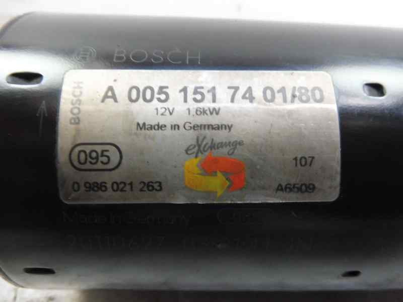 Recambio de motor arranque para mercedes-benz clase b (w245) 180 cdi (245.207) referencia OEM IAM A0051517401 20110627 986021263