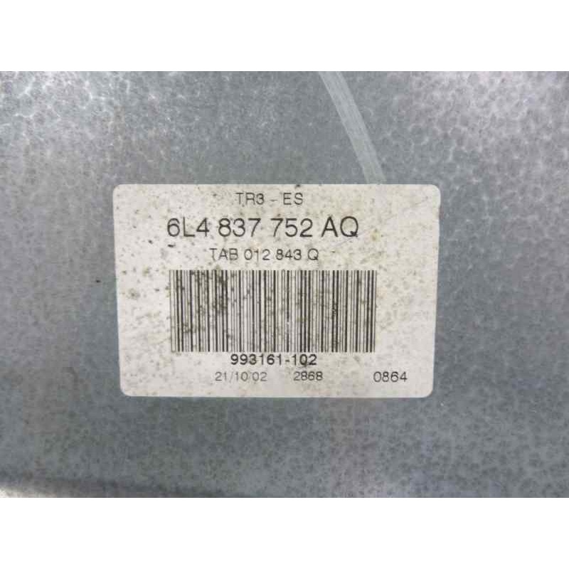 Recambio de elevalunas delantero derecho para seat cordoba berlina (6l2) fresh referencia OEM IAM 6L4837752AQ 6Q2959801A 
