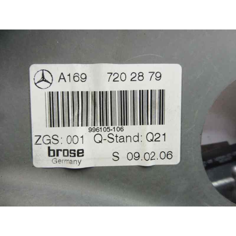 Recambio de elevalunas delantero derecho para mercedes-benz clase b (w245) 180 cdi (245.207) referencia OEM IAM A1697202879  
