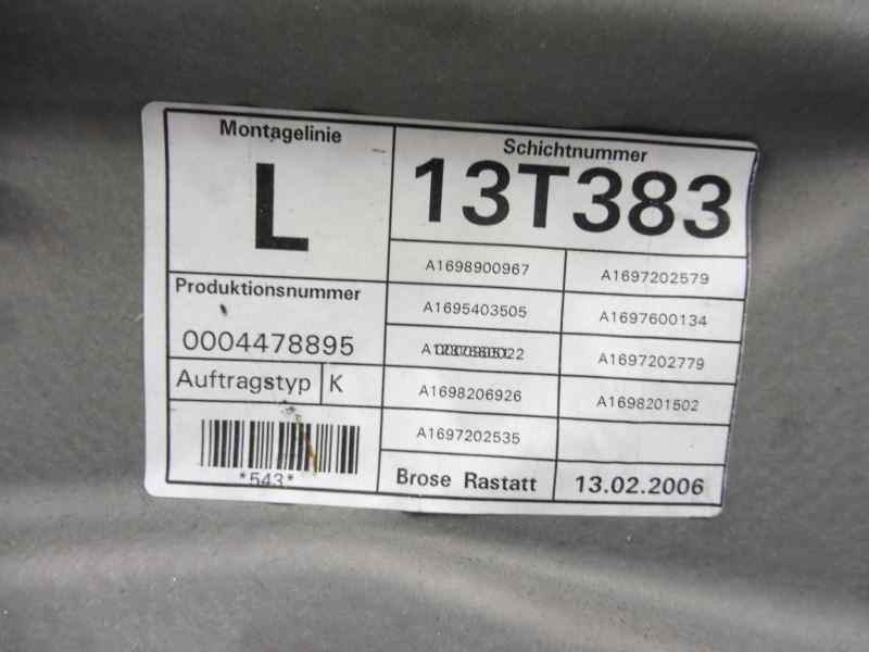 Recambio de elevalunas delantero izquierdo para mercedes-benz clase b (w245) 180 cdi (245.207) referencia OEM IAM A1697202779  