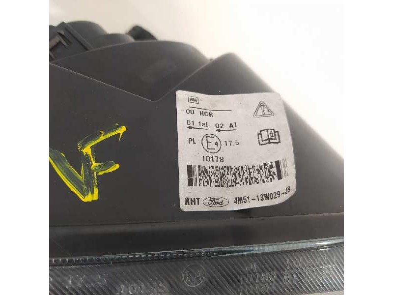 Recambio de faro derecho para ford focus berlina (cap) sport referencia OEM IAM 4M5113W029JB  
