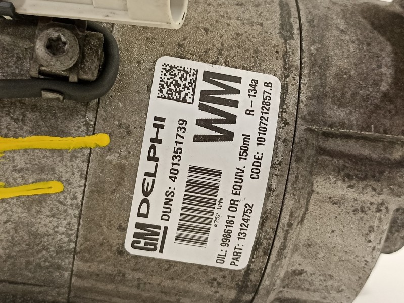 Recambio de compresor aire acondicionado para opel zafira b cosmo referencia OEM IAM 401351739 13124752 
