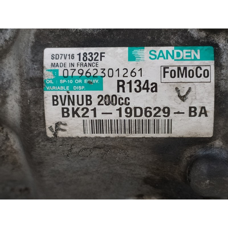 Recambio de compresor aire acondicionado para ford transit caja cerrada ´06 2.2 tdci cat referencia OEM IAM BK2119D629BA  