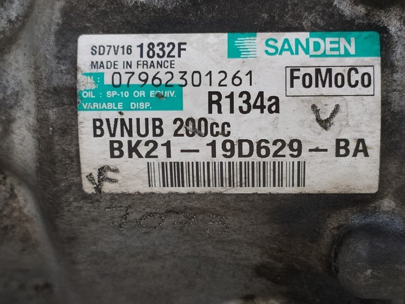 Recambio de compresor aire acondicionado para ford transit caja cerrada ´06 2.2 tdci cat referencia OEM IAM BK2119D629BA  