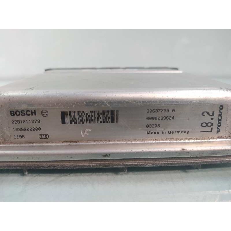 Recambio de centralita motor uce para volvo s60 berlina 2.4 d referencia OEM IAM 1039S00000 0281011078 30637733