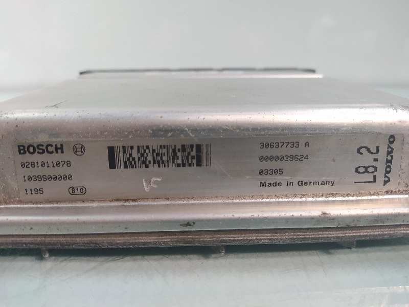 Recambio de centralita motor uce para volvo s60 berlina 2.4 d referencia OEM IAM 1039S00000 0281011078 30637733