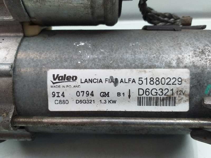 Recambio de motor arranque para fiat doblo active referencia OEM IAM 51880229  
