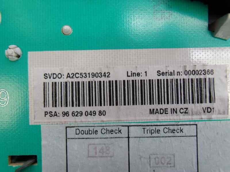 Recambio de cuadro instrumentos para peugeot 207 xs pack referencia OEM IAM 9662904980  