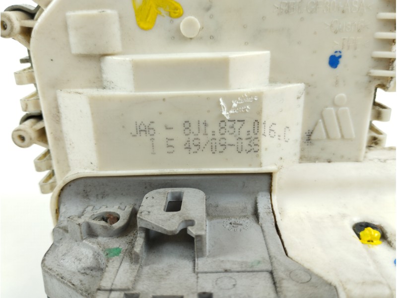 Recambio de cerradura puerta delantera derecha para audi a5 cabriolet (8f7) 3.0 tdi quattro referencia OEM IAM 8J1837016C  