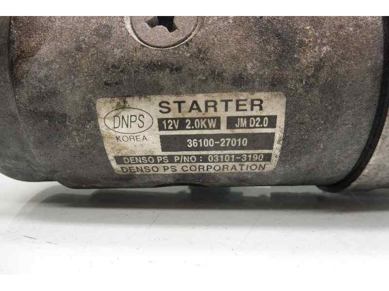 Recambio de motor arranque para kia magentis ex ii referencia OEM IAM 3610027010  