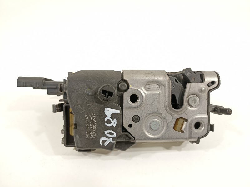 Recambio de cerradura puerta delantera derecha para peugeot 308 confort referencia OEM IAM 9136CR 567147 