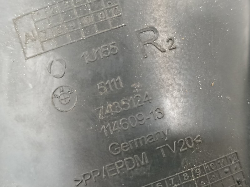 Recambio de rejilla paragolpes derecha para bmw serie 2 gran tourer (f46) 218d referencia OEM IAM 51117435124  