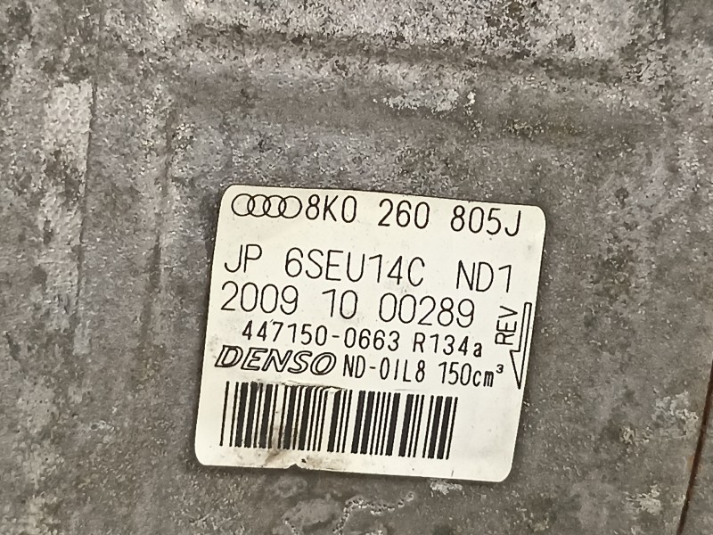 Recambio de compresor aire acondicionado para audi a5 cabriolet (8f7) 3.0 tdi quattro referencia OEM IAM 8K0260805J  