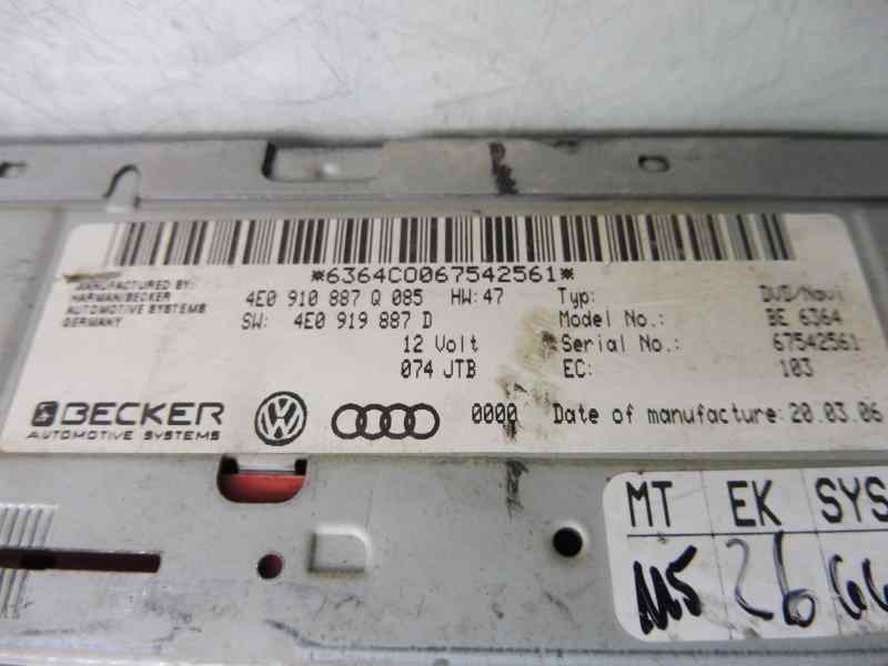 Recambio de sistema navegacion gps para audi a6 berlina (4f2) 3.0 tdi quattro (165kw) referencia OEM IAM 4E0910887Q 4E0919887D 