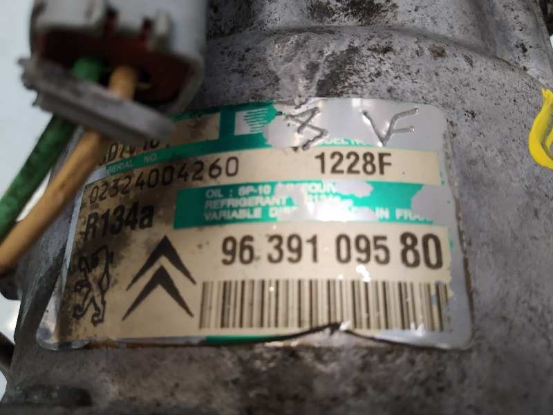 Recambio de compresor aire acondicionado para peugeot 807 st pack referencia OEM IAM 9639109580  