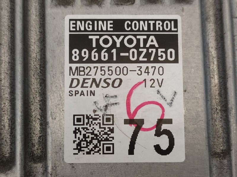 Recambio de centralita motor uce para toyota auris hybrid active referencia OEM IAM 896610Z750 2755003470 